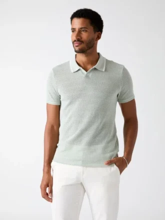 Buttonless Polo Shirt