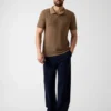 Buttonless Polo Shirt