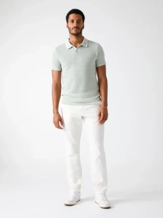 Buttonless Polo Shirt