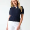 Cable-Knit Polo