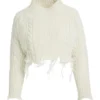 Cable-Knit Wool-Blend Sweater
