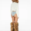 Cable-Knit Wool-Blend Sweater