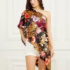 Cabo Printed One-Shoulder Top
