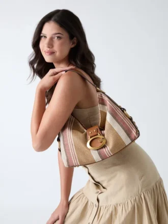 Camden Woven Shoulder Bag