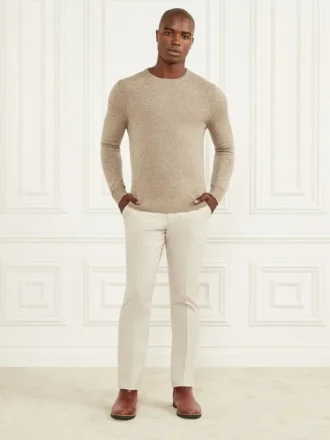 Cashmere-Blend Crewneck Sweater