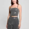 Cassia Sequined Bustier Top