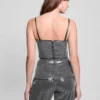 Cassia Sequined Bustier Top