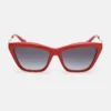 Cat-Eye Signature Plastic Sunglasses