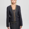 Chana Shimmer Denim Jacket
