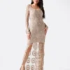 Charli Crochet Maxi Dress