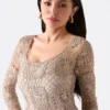 Charli Crochet Maxi Dress