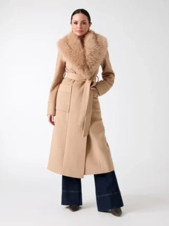 Charlize Wool-Blend Coat