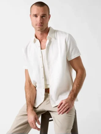 Checked Texture Shirt