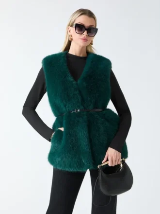 Chloe Faux-Fur Vest