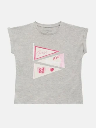 Chris Heather Banner Tee (7-14)