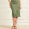 Cindy Belted Cargo Skirt