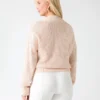 Claudia Sequins Sweater Jacket