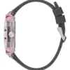 Clear and Black Silicone Multifunction Watch
