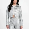 Clelia Embroidered Trucker Jacket