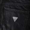 Coated Mini Denim Shorts