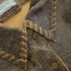 Crackle Leather Jacket
