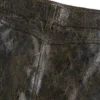 Crackle Leather Shorts