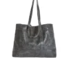 Crackle Leather Tote Bag