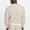 Crewneck Scuba Wool-Blend Melange Sweater