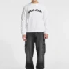 Crewneck Slim Collegiate Sweater
