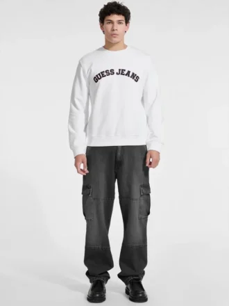 Crewneck Slim Collegiate Sweater