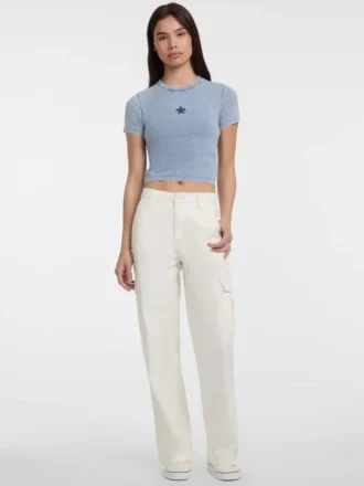 Crewneck Star Crop Tee