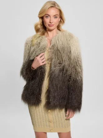 Cristina Faux-Fur Ombra Jacket