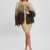 Cristina Faux-Fur Ombra Jacket