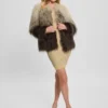 Cristina Faux-Fur Ombra Jacket