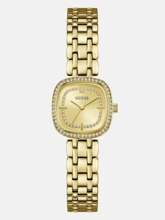 Crystal Stainless Steel Analogue Watch