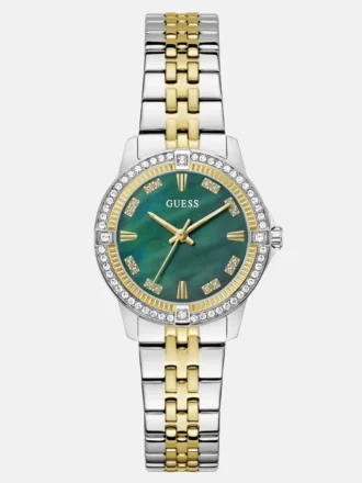 Crystal Stainless Steel Analogue Watch 32 Mm