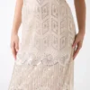 Crystals Embroidered Skirt
