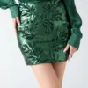 Daisy Sequin Mini Skirt