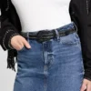 Dakota Rhinestone Skinny Belt