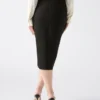 Dalia Buttons Midi Skirt