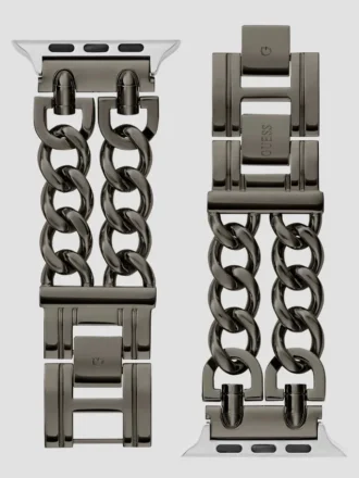 Dark Silver-Tone Chain 42-44 Mm Band for Apple Watch®
