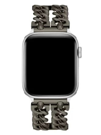 Dark Silver-Tone Chain 42-44 Mm Band for Apple Watch®