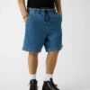 Denim Jogger Shorts