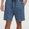 Denim Jogger Shorts