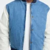 Denim Letterman Jacket