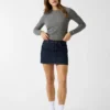 Denim Mini Skirt