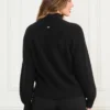 Denise Mock-Neck Ribbed Sweater