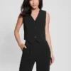 Dina Cropped Blazer Vest