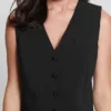 Dina Cropped Blazer Vest
