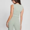 Dina Cropped Blazer Vest